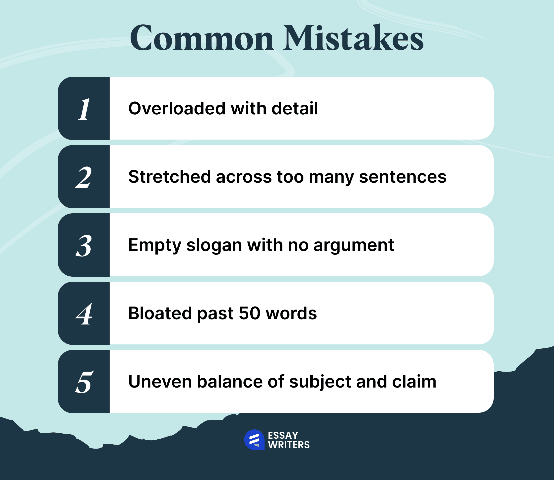 Common Mistakes
