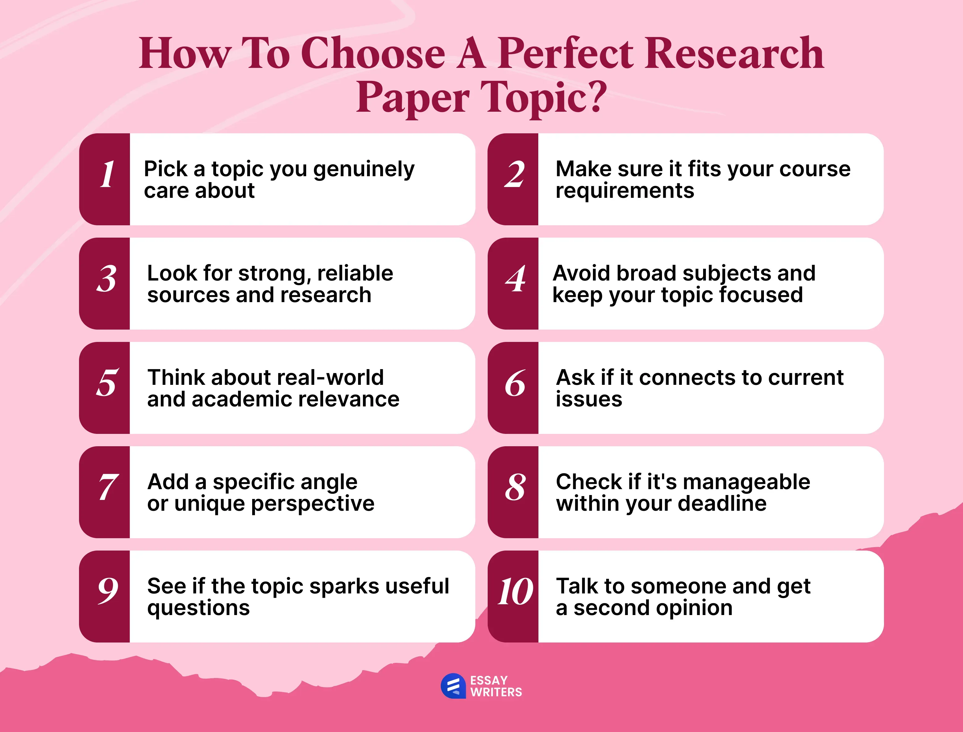 How to Choose a Perfect Research Paper Topic