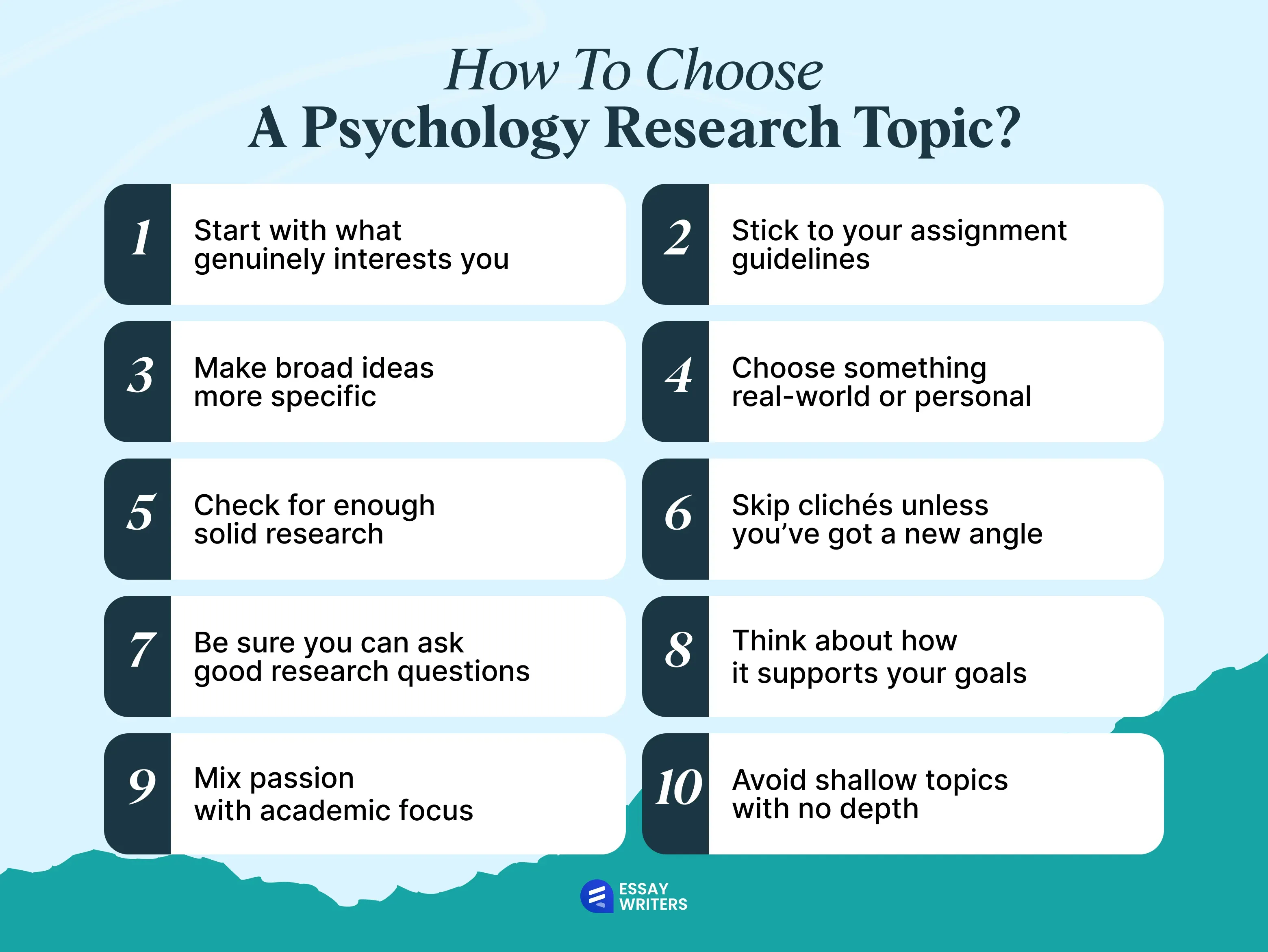 How to Choose a Psychology Research Topic