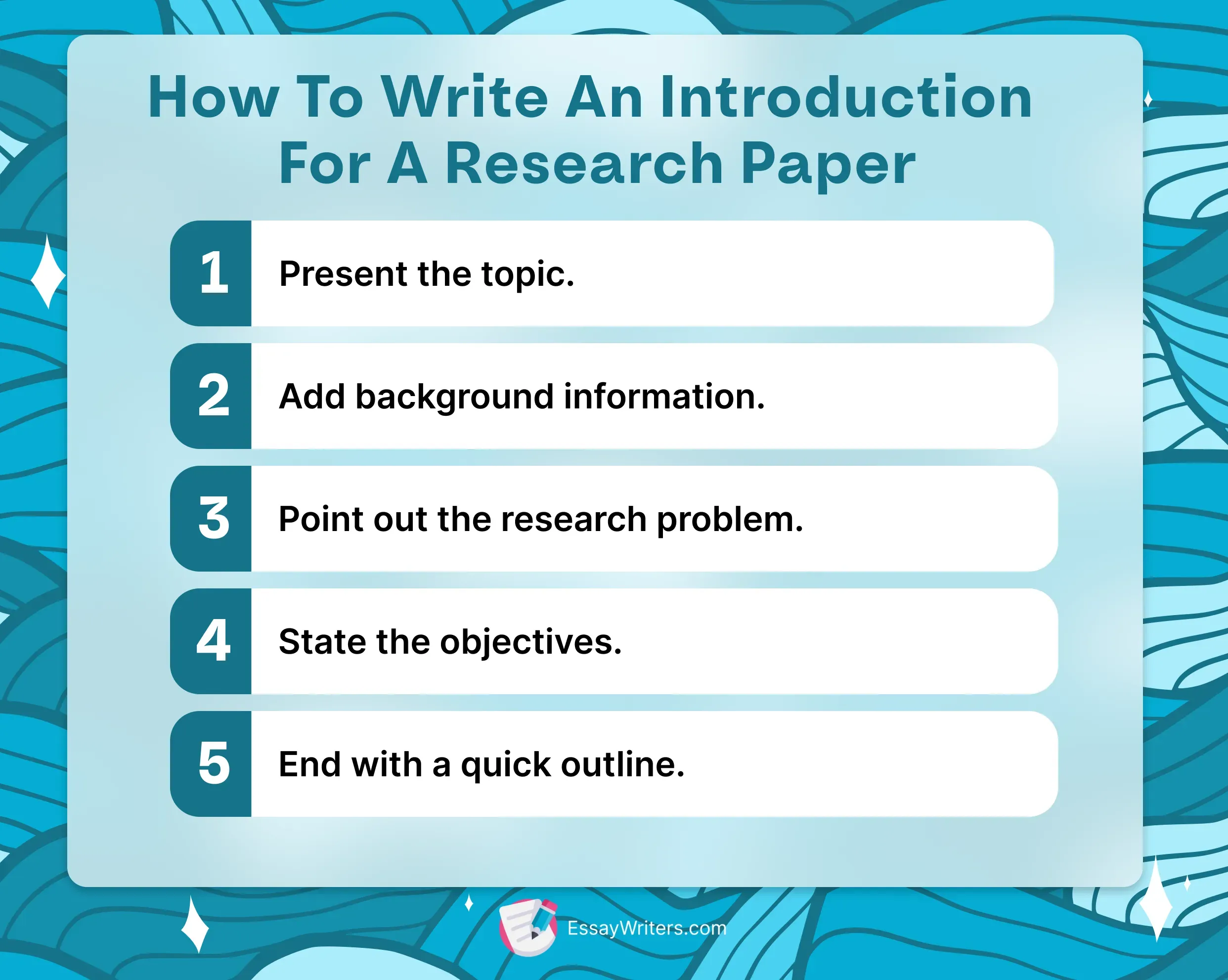 How to Write an Introduction for a Research Paper