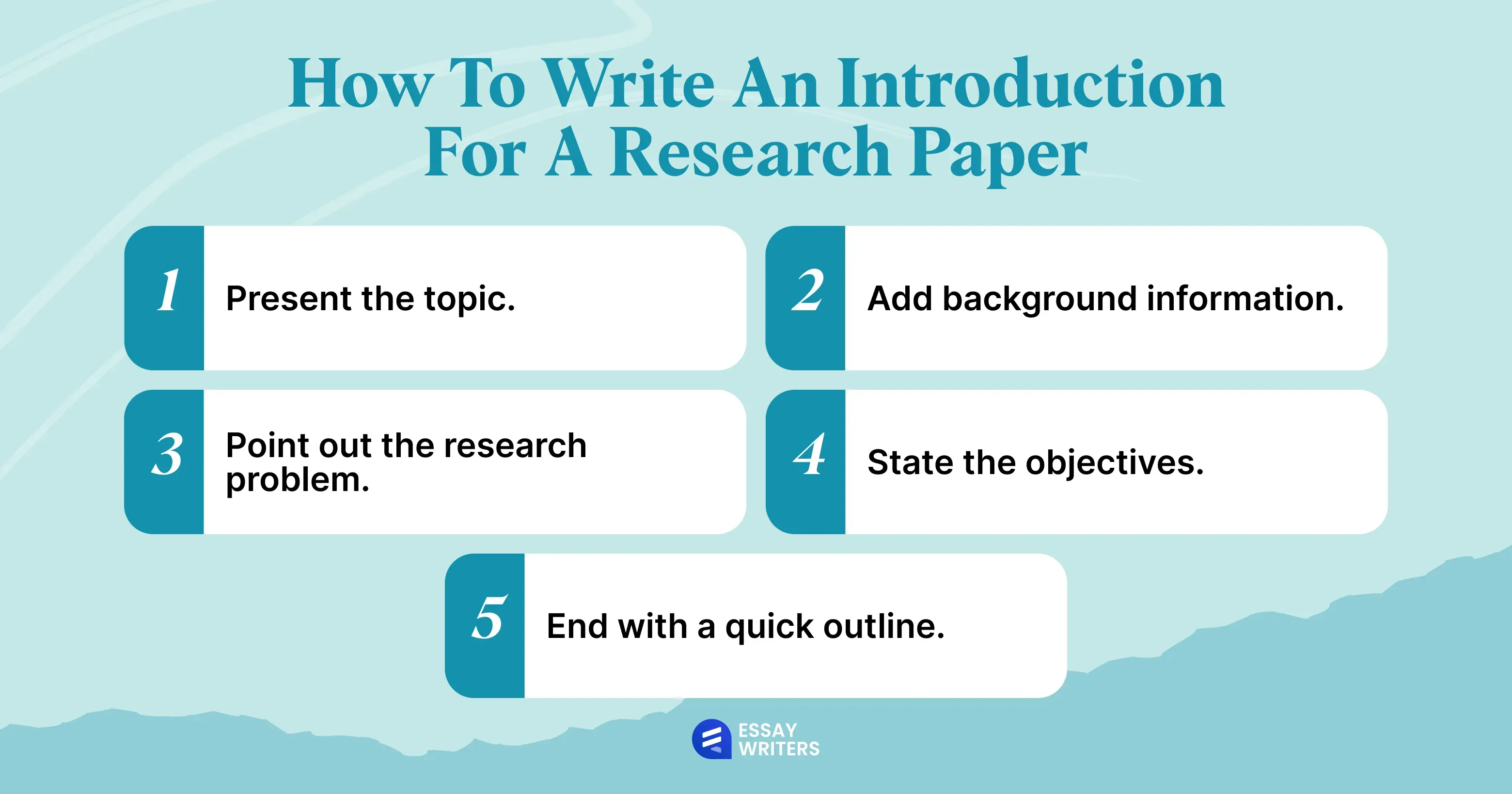 How to Write an Introduction for a Research Paper