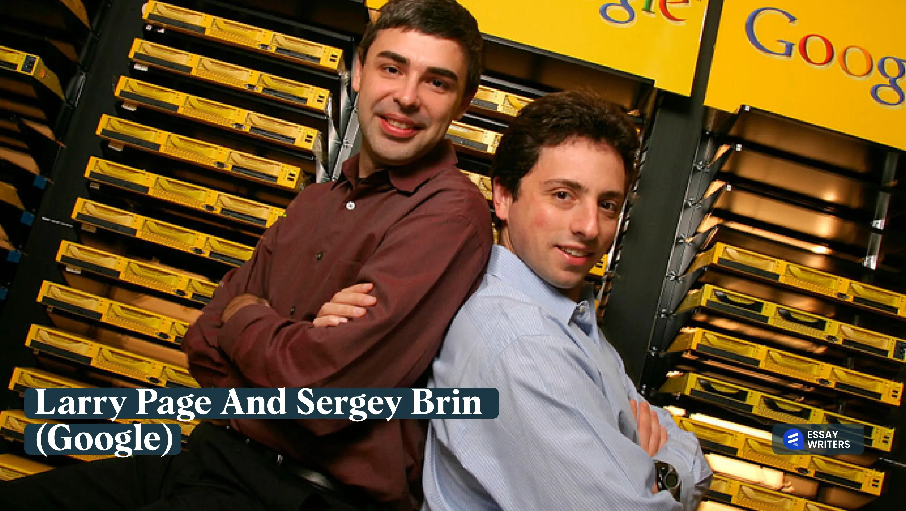 Larry Page and Sergey Brin (Google)